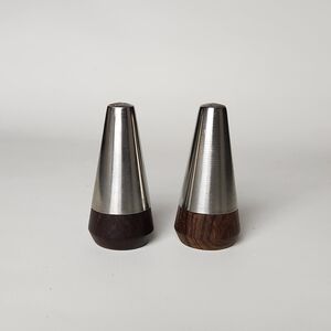 Vintage MCM Rosewood Salt & Pepper Shakers